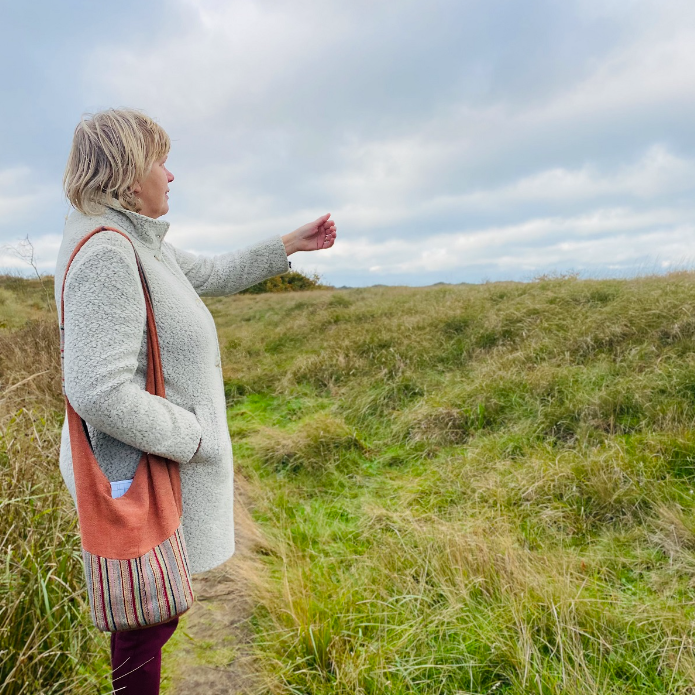 Karin in de duinen